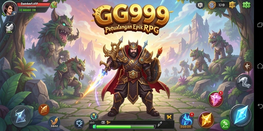 Gameplay GG999 yang menarik dan penuh aksi RPG.
