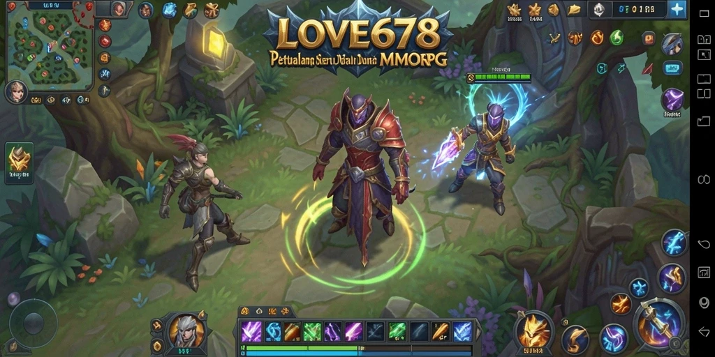 Tampilan gameplay seru dan menakjubkan dalam LOVE678.
