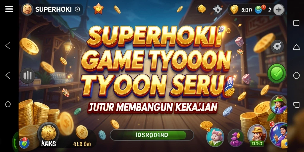 Gameplay SUPERHOKI yang menyenangkan dan interaktif.